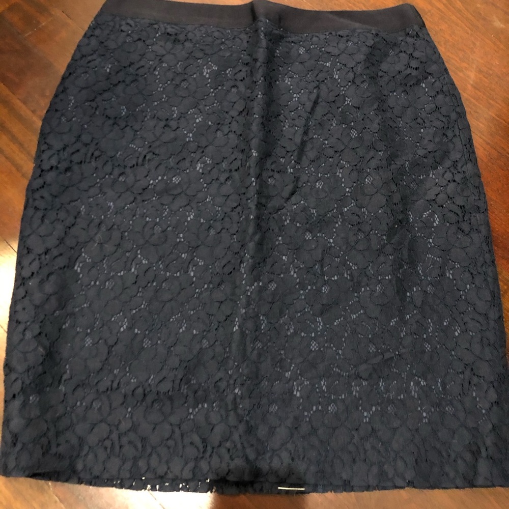 Brand new jcrew lace pencil skirt with tags!